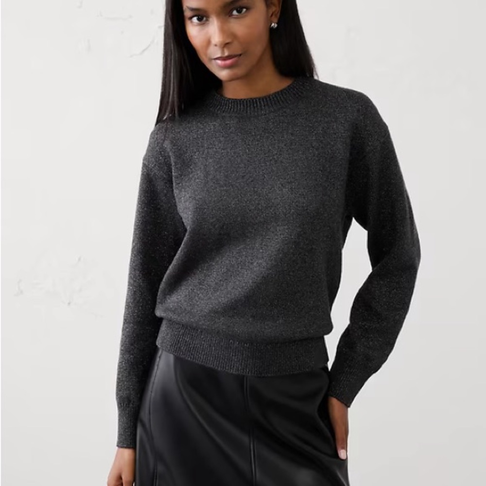 Banana Republic Charcoal Crew Neck Sweater